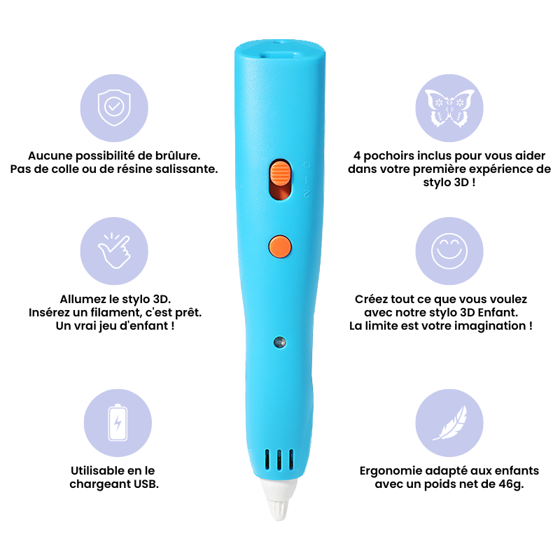 Stylo 3d 🥇 Meilleur Stylo 3D Pour Enfant 2024 ! – Monstylo3D